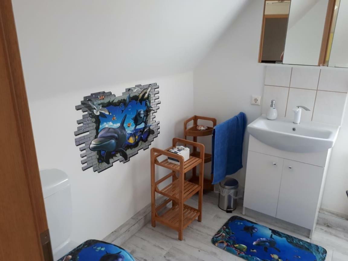 Ferienwohnung Gaensebluemchen Wartenburg Esterno foto